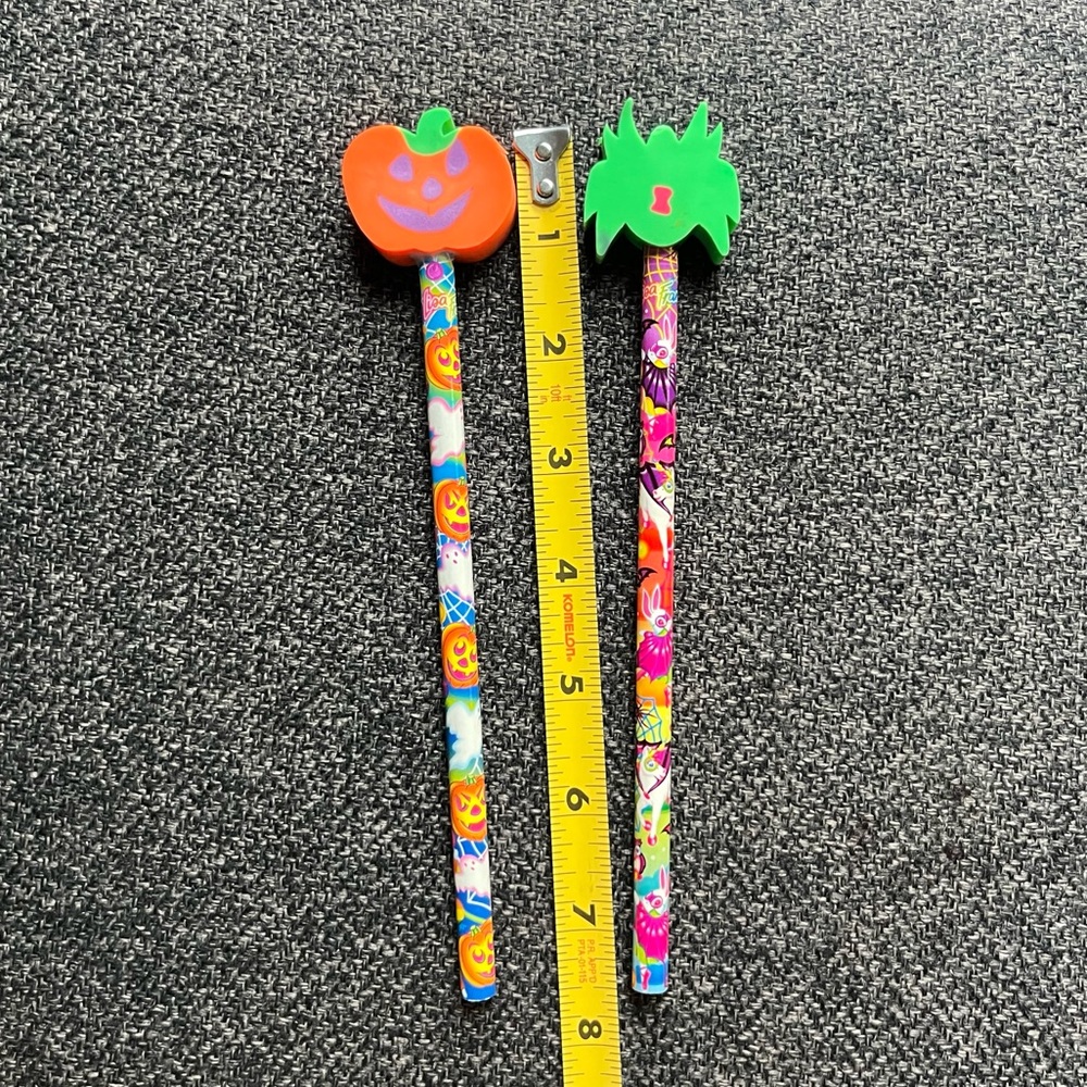 •y2k Lisa Frank Halloween Pencils & Toppers• - Picture 5 of 5